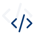 web development code icon
